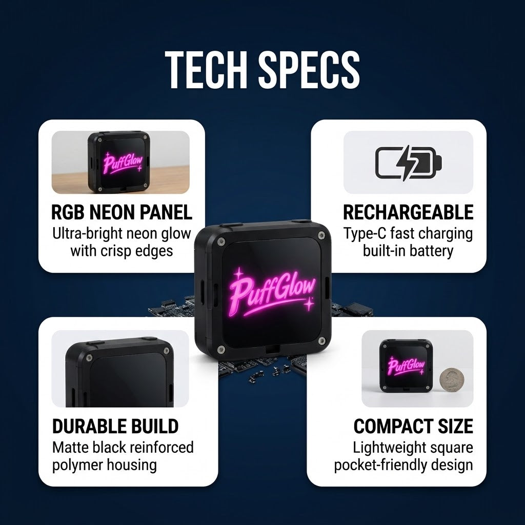 PuffGlow™ car LED light